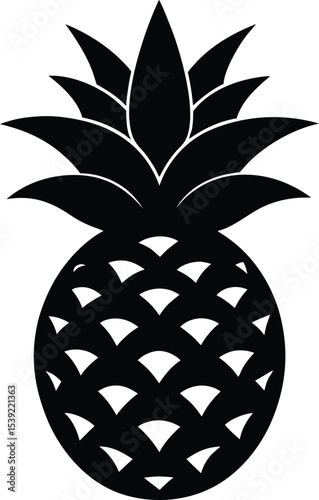 vector illustration of a pineapple