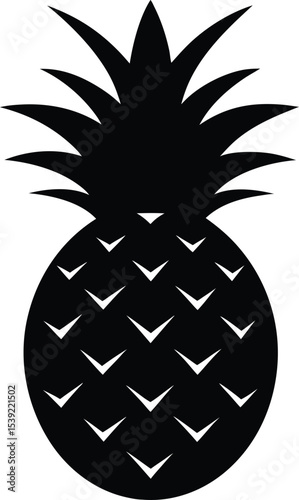 vector illustration of a pineapple