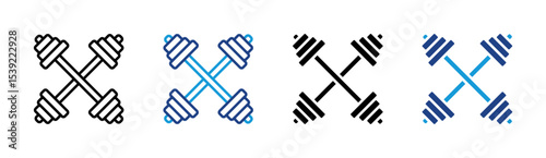 Crossed Dumbbells Icon