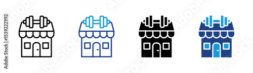 Gym Building Icon