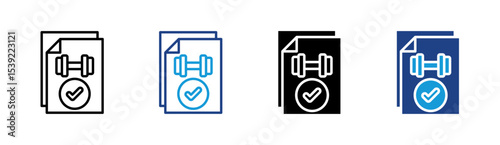 Dumbbell List Icon
