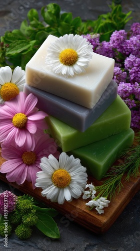 Organic kraft soap: eco base, plant essence, pure formula, leaf extract, green aroma, root oil, soft layer, herbal blend, fresh mix, mild result, earth product, natural foam, clean wash, safe touch photo