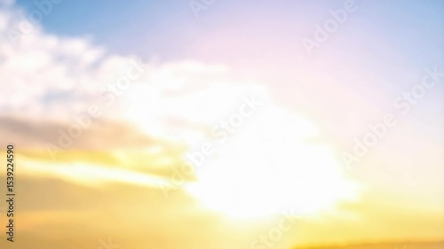 Raised human hands towards the sunny sky, showing hope, faith and positive energy with bright rays of sunlight through the cloudy weather