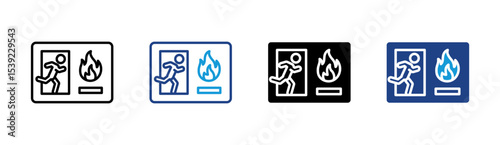 Fire Escape Plan Icon