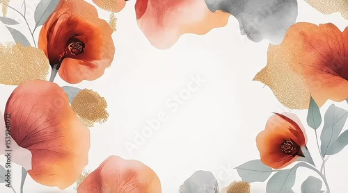 frame made of dried flowers