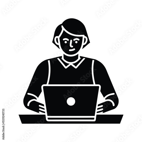businessman with laptop