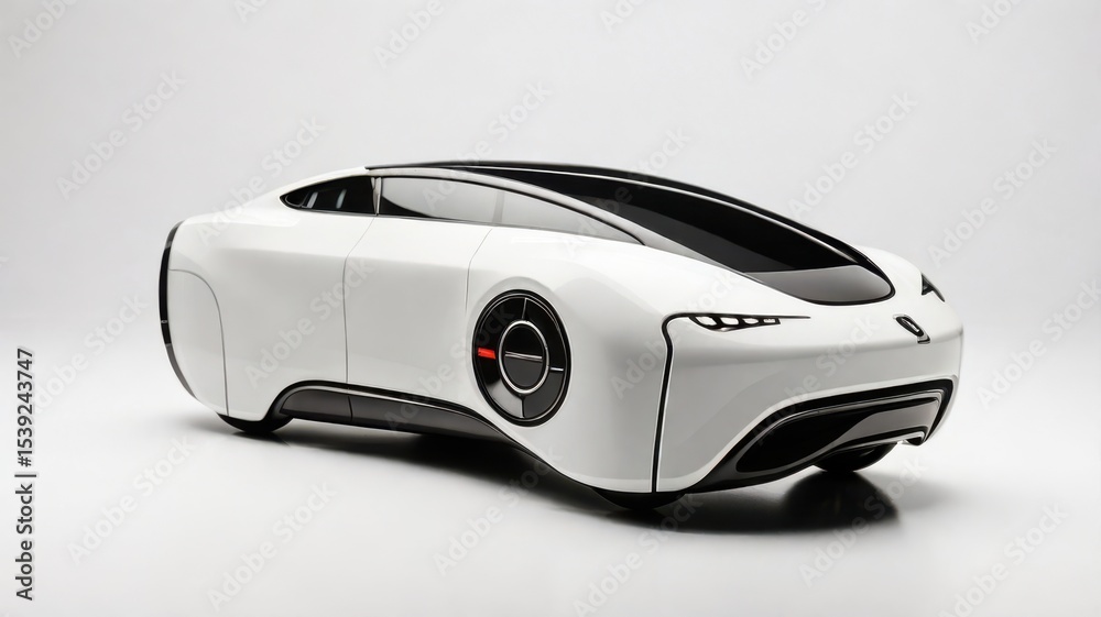 an isolated image of a modern electric car key fob with minimalist buttons, placed on a clean white background. Sleek and premium design, ideal for automotive themes an isolated image of a modern electric car key fob with minimalist buttons, placed on a clean white background. Sleek and premium design, ideal for automotive themes