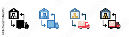 Shipping And Fulfillment Icon