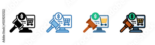 Online Auctions Icon