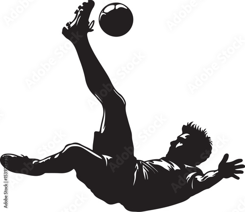 silhouette of a man shoting