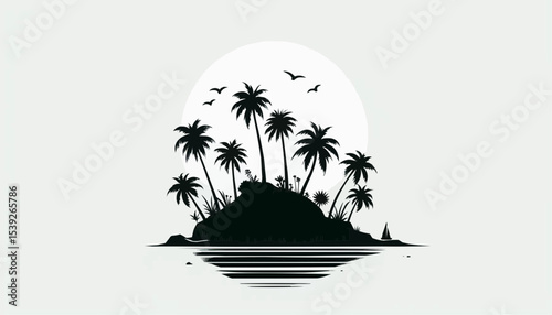 palm tree silhouette