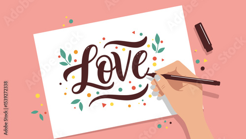 Hand Lettering Love.600