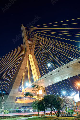 Wallpaper Mural Cable-stayed bridge in São Paulo. Torontodigital.ca