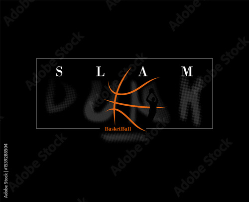  basketball stylish t-shirt and apparel abstract design. Vector print, typography, poster. 
