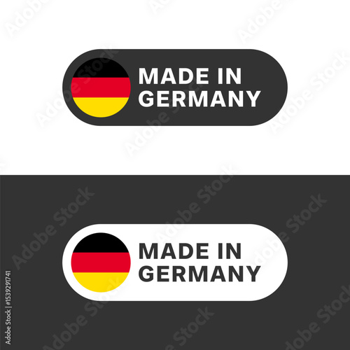 Made in Germany flag sticker icon