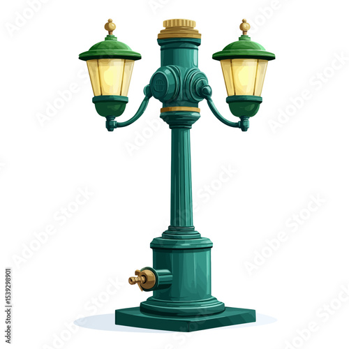 old street lamp