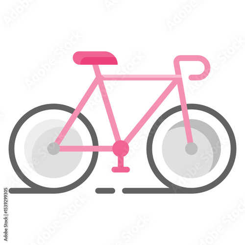 Cycling flat icon