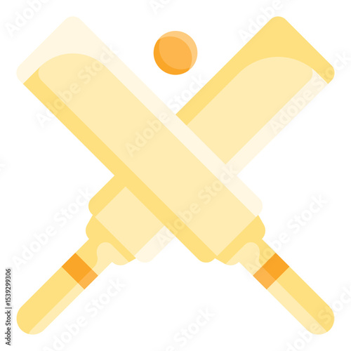 Cricket flat icon