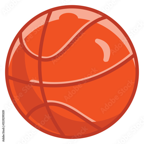 Basketball flat icon