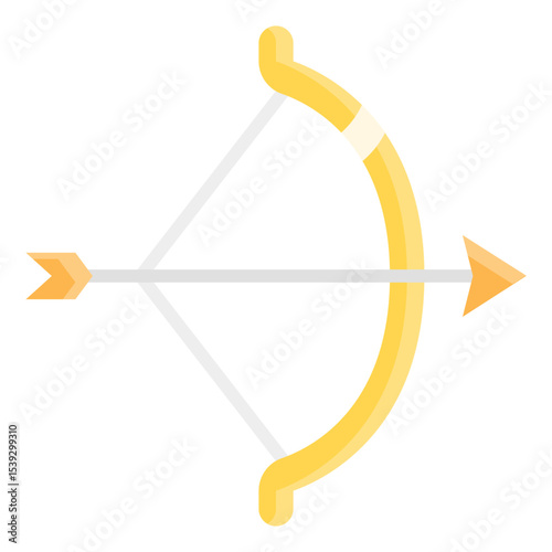Archery flat icon