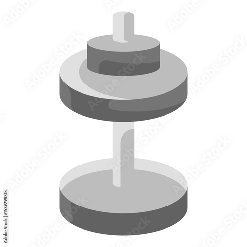 Dumbbell flat icon