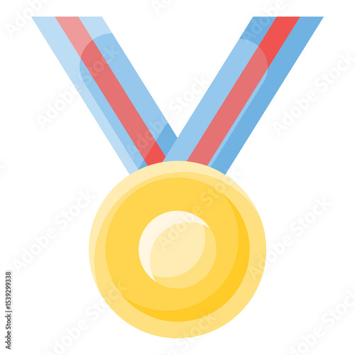 Medal flat icon