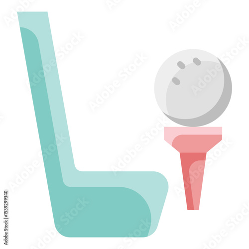 Golf flat icon