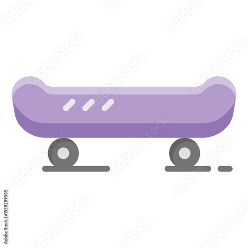 Skate flat icon
