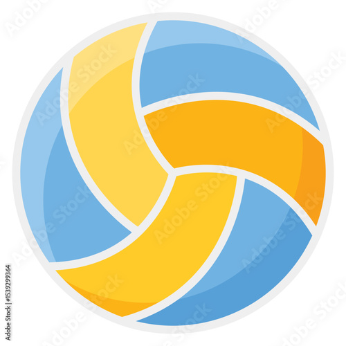 Volleyball flat icon