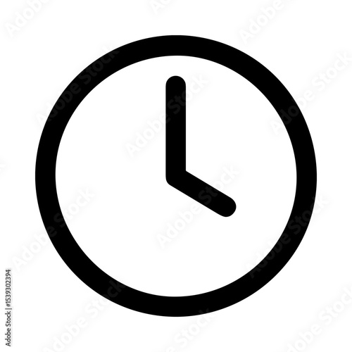 Clock Face Four O'Clock
