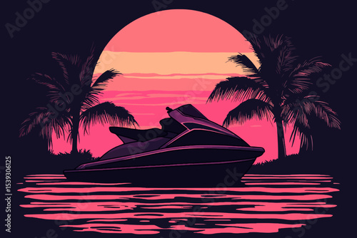 Jetski vector 