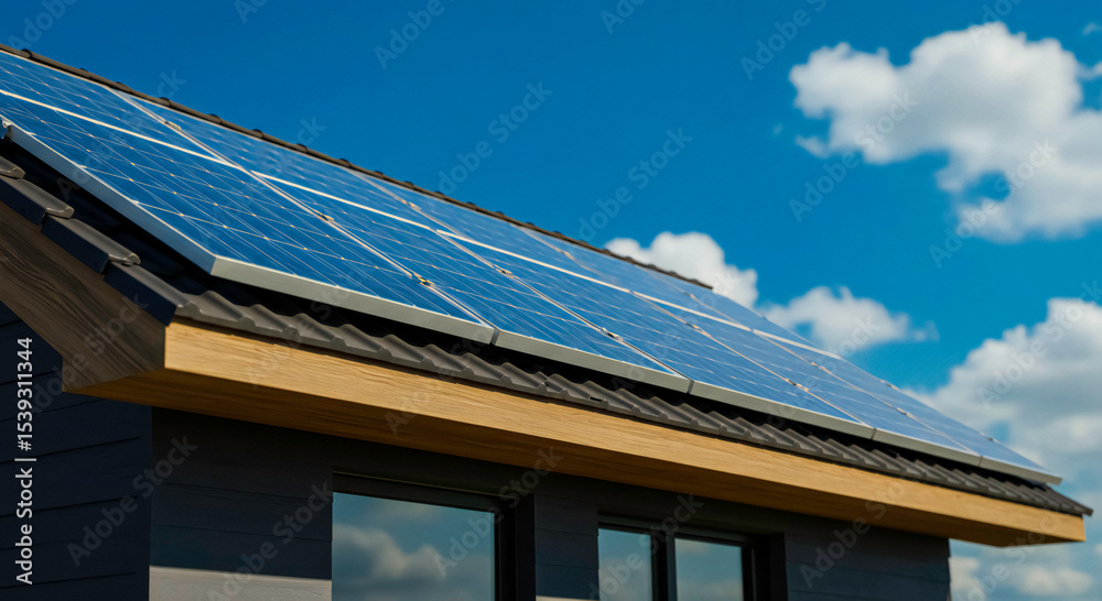 Fototapeta premium Low Angle View of Solar Panels