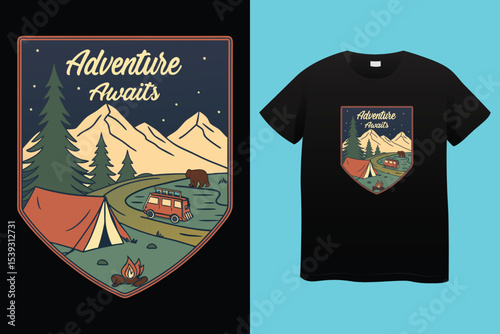 T shirt design summer typography campaign