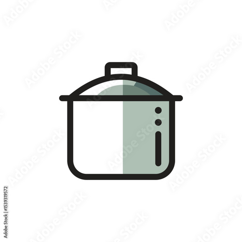 cooking pan  logo template