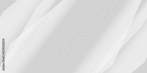 Modern White Background. Technology Banner. Vector Illustration. Abstract Business Wallpaper
