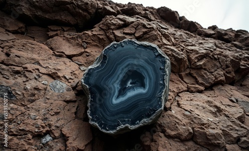Finally a rugged embrace of natural breccia stone agate its intricate patterns whispering tales of ancient geological forces