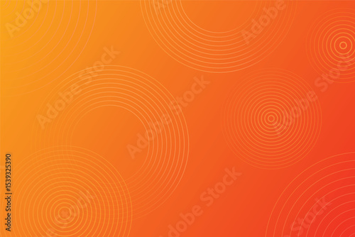 Vibrant abstract gradient background with circular waves and orange red tones for modern digital design and creativity, Fully editable, Fully manually created, EPS Pro