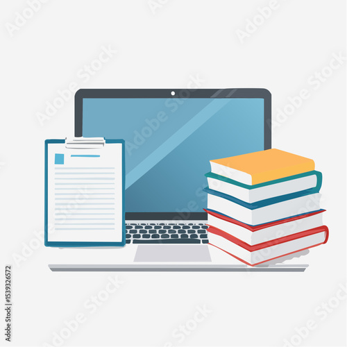 A multiple choice test on screen, representing remote exams and online assessments.