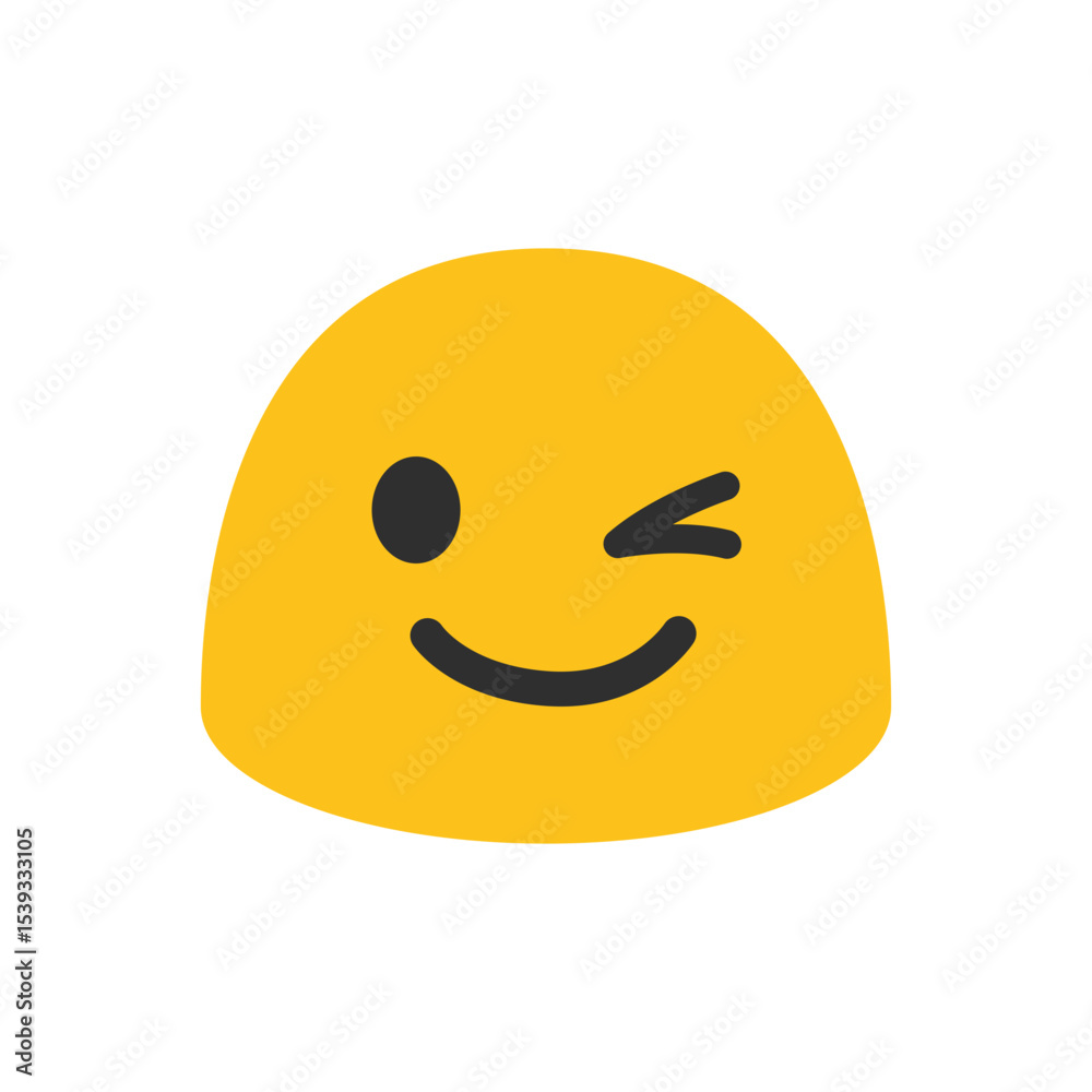 Fototapeta premium Winking Face