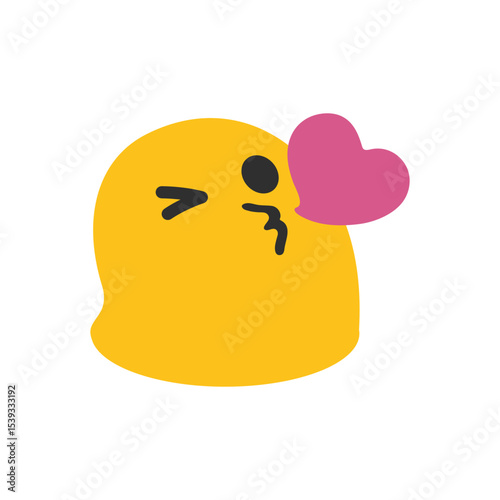 Face Blowing a Kiss