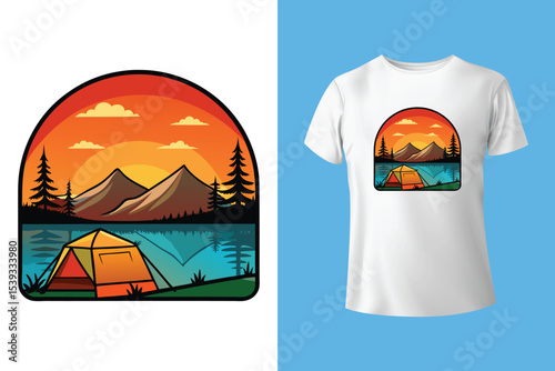 camping is my therapy vector t shirt design Camping t-shirt design, Camping is my favorite therapy