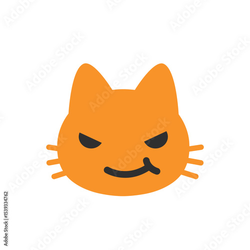 Cat Face with Wry Smile