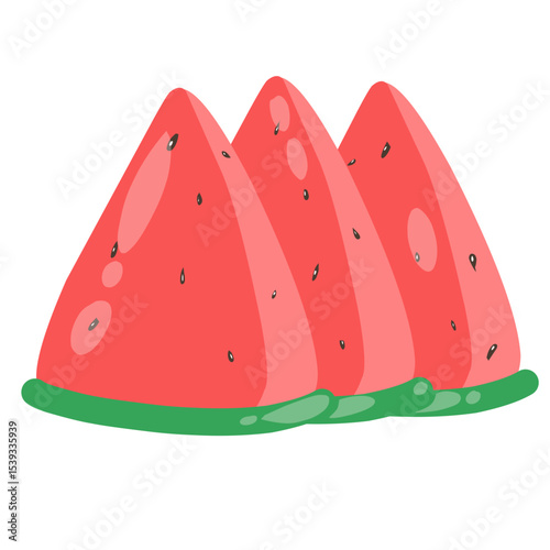 vector illustration of watermelon