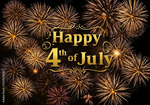 Fireworks Celebration for Fourth of July