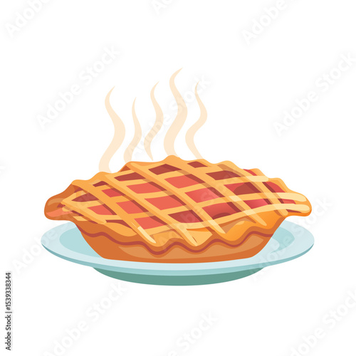 a slice of apple pie