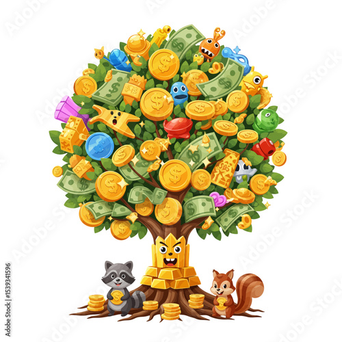 Cute Money Tree Very Cool Design