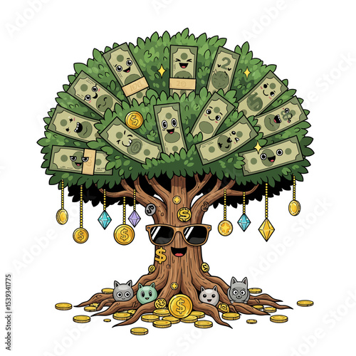 Cute Money Tree Very Cool Design