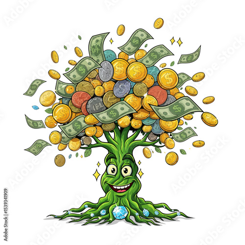 Cute Money Tree Very Cool Design
