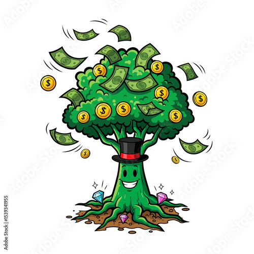 Cute Money Tree Very Cool Design