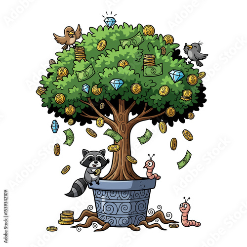 Cute Money Tree Very Cool Design